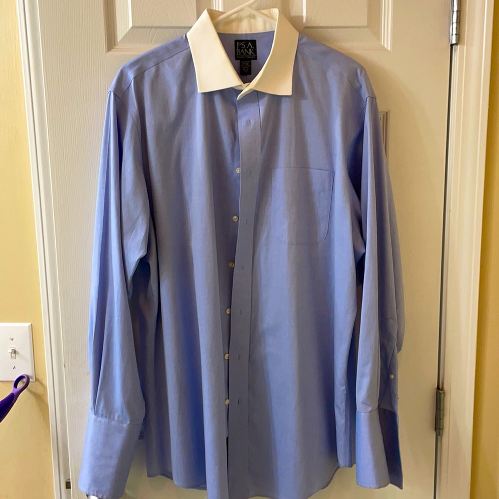 17-34 joseph a bank French cuff button down